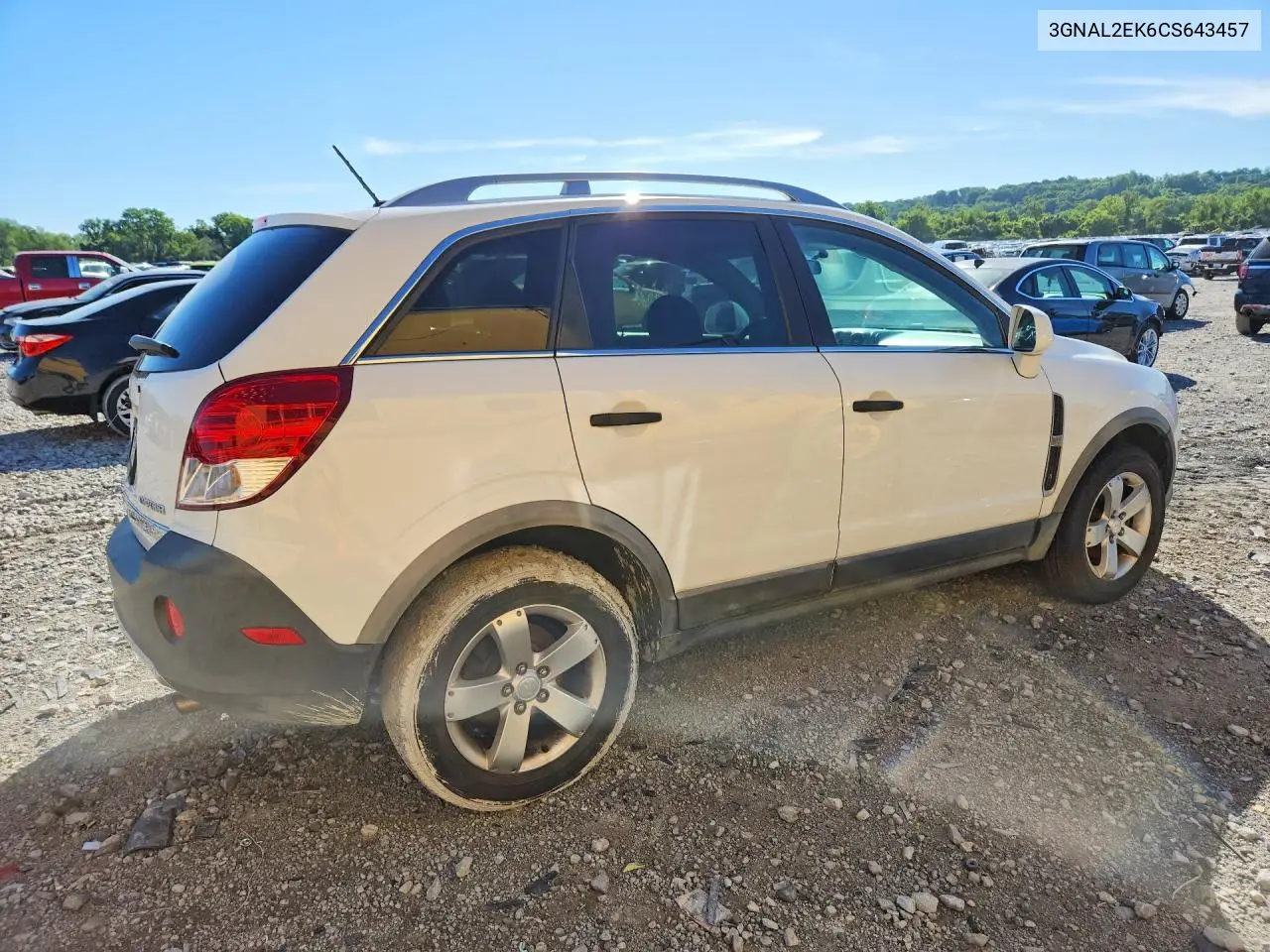 2012 Chevrolet Captiva Sport VIN: 3GNAL2EK6CS643457 Lot: 54986676