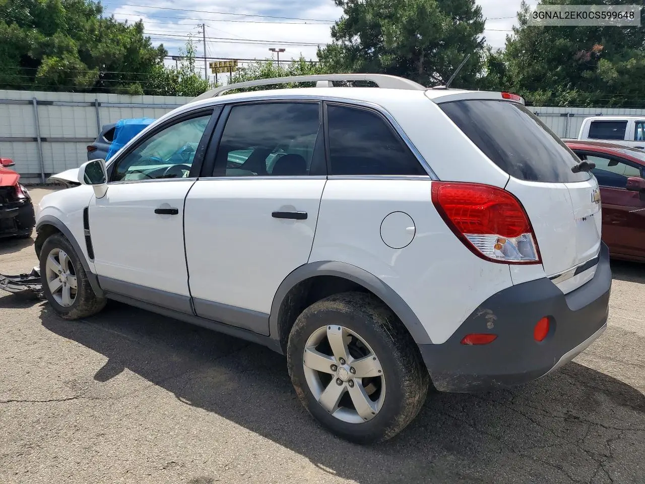 2012 Chevrolet Captiva Sport VIN: 3GNAL2EK0CS599648 Lot: 55375736