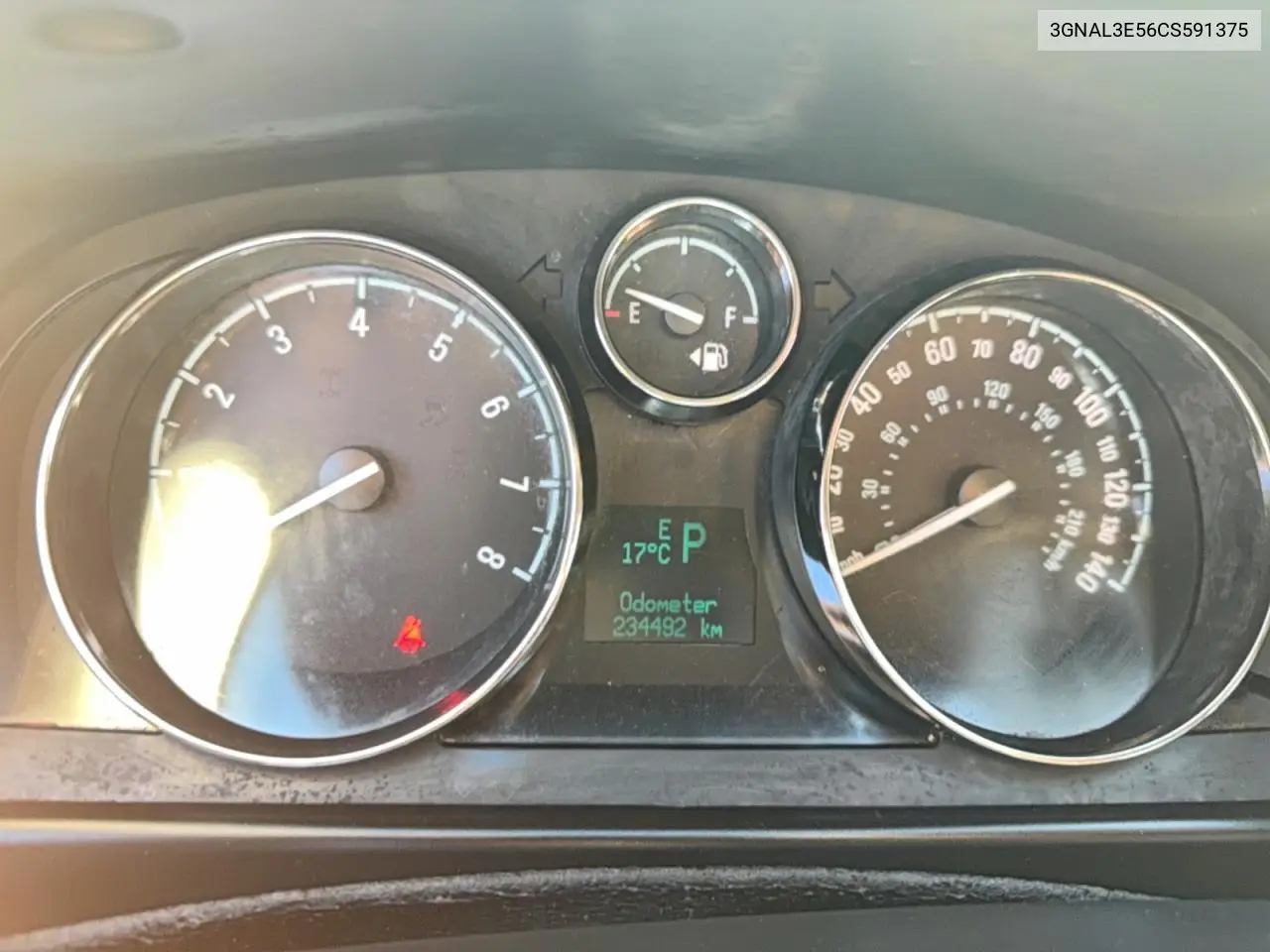 2012 Chevrolet Captiva Sport VIN: 3GNAL3E56CS591375 Lot: 55940306