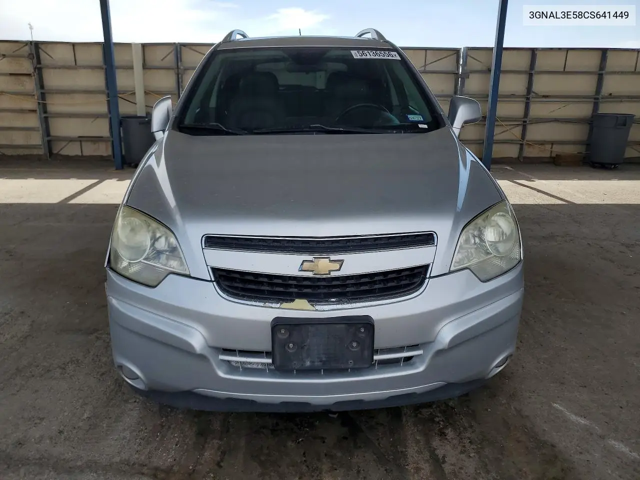 2012 Chevrolet Captiva Sport VIN: 3GNAL3E58CS641449 Lot: 56136556