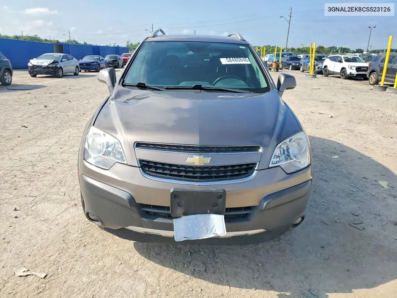 2012 Chevrolet Captiva Sport VIN: 3GNAL2EK8CS523126 Lot: 58480846