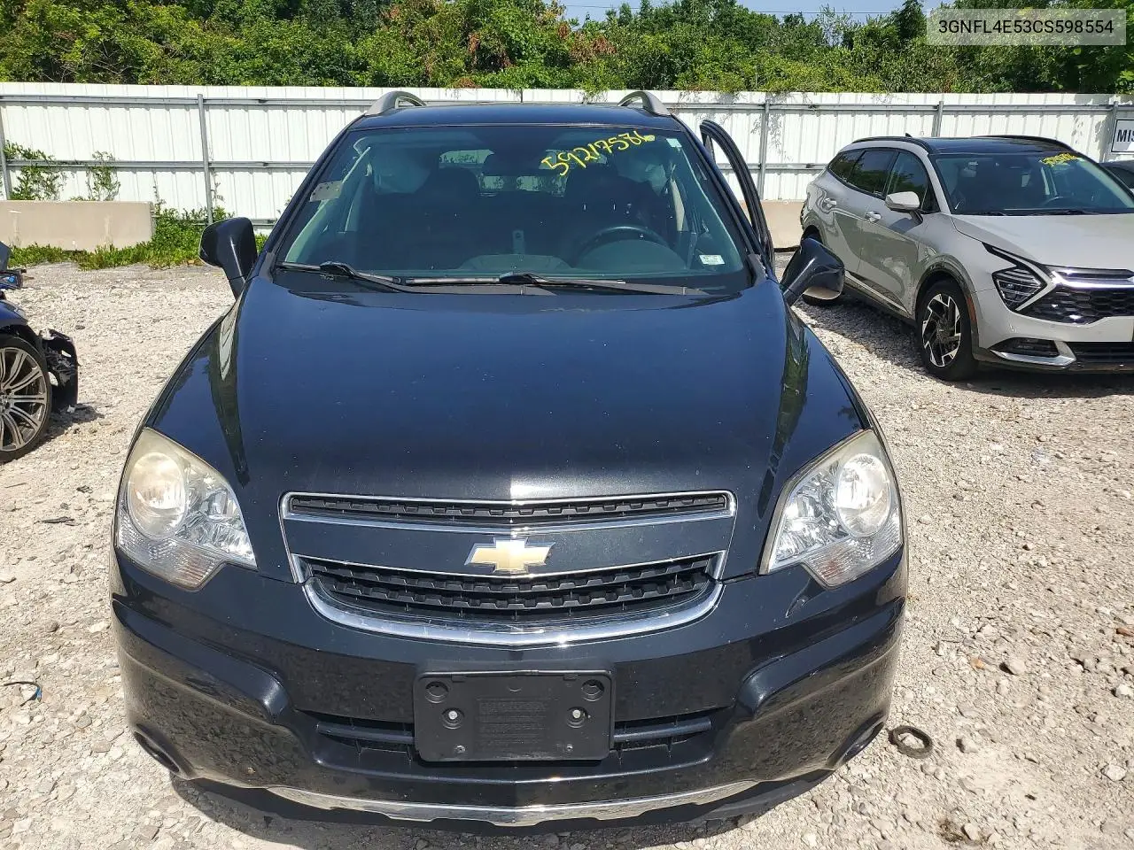 2012 Chevrolet Captiva Sport VIN: 3GNFL4E53CS598554 Lot: 59217586