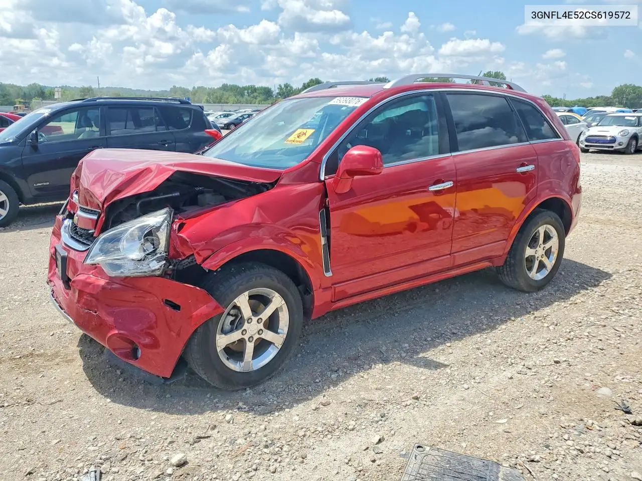 2012 Chevrolet Captiva Sport VIN: 3GNFL4E52CS619572 Lot: 59393076