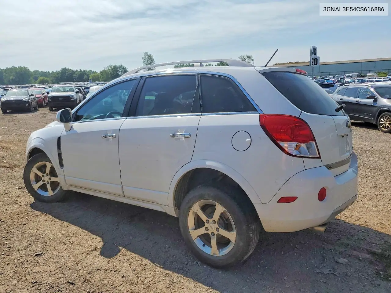 2012 Chevrolet Captiva Sport VIN: 3GNAL3E54CS616886 Lot: 59684586