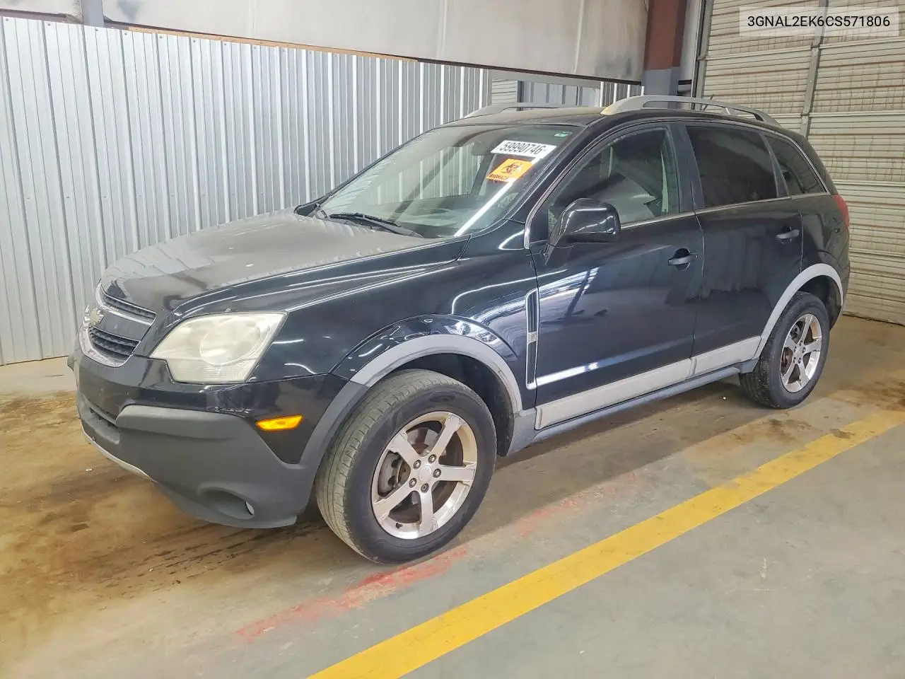 2012 Chevrolet Captiva Sport VIN: 3GNAL2EK6CS571806 Lot: 59990746