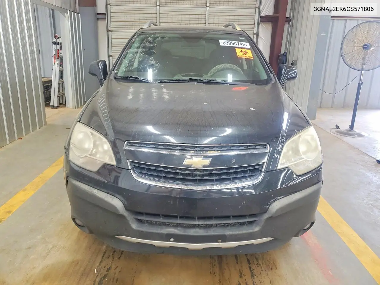 2012 Chevrolet Captiva Sport VIN: 3GNAL2EK6CS571806 Lot: 59990746