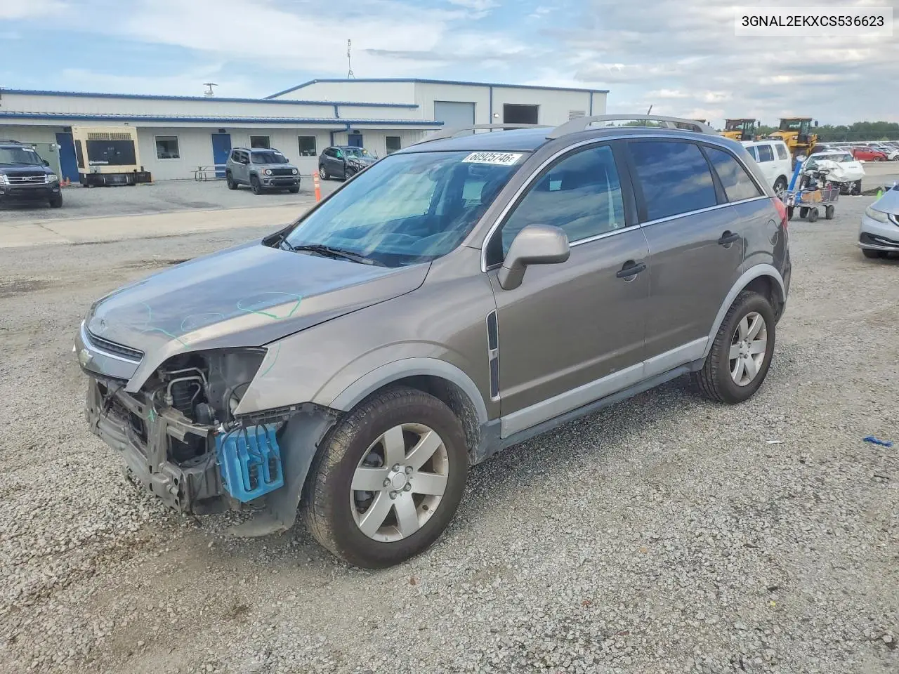 2012 Chevrolet Captiva Sport VIN: 3GNAL2EKXCS536623 Lot: 60925746