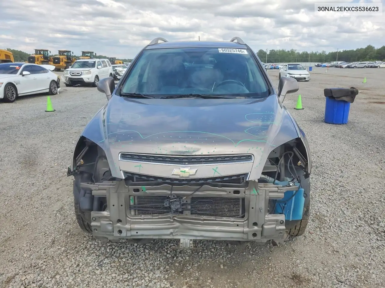 2012 Chevrolet Captiva Sport VIN: 3GNAL2EKXCS536623 Lot: 60925746