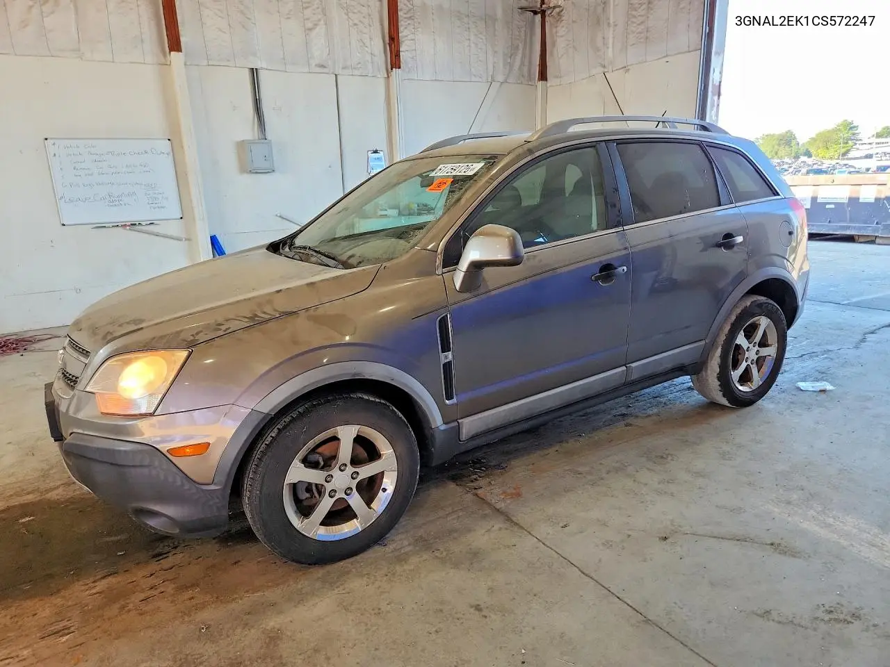 2012 Chevrolet Captiva Sport VIN: 3GNAL2EK1CS572247 Lot: 61759126