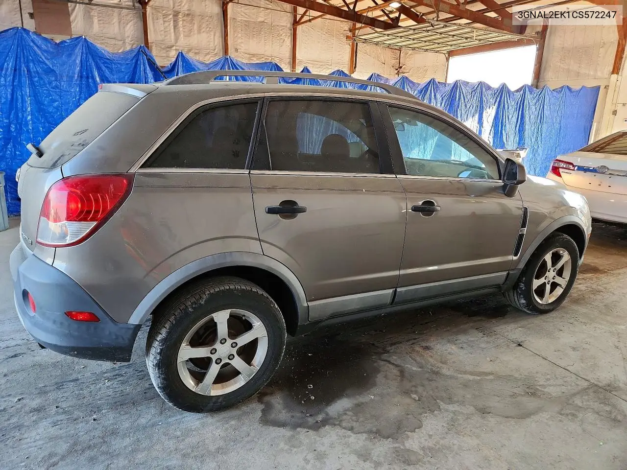 2012 Chevrolet Captiva Sport VIN: 3GNAL2EK1CS572247 Lot: 61759126