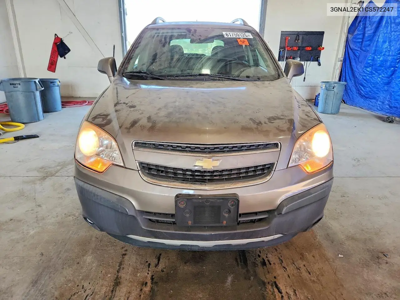 2012 Chevrolet Captiva Sport VIN: 3GNAL2EK1CS572247 Lot: 61759126