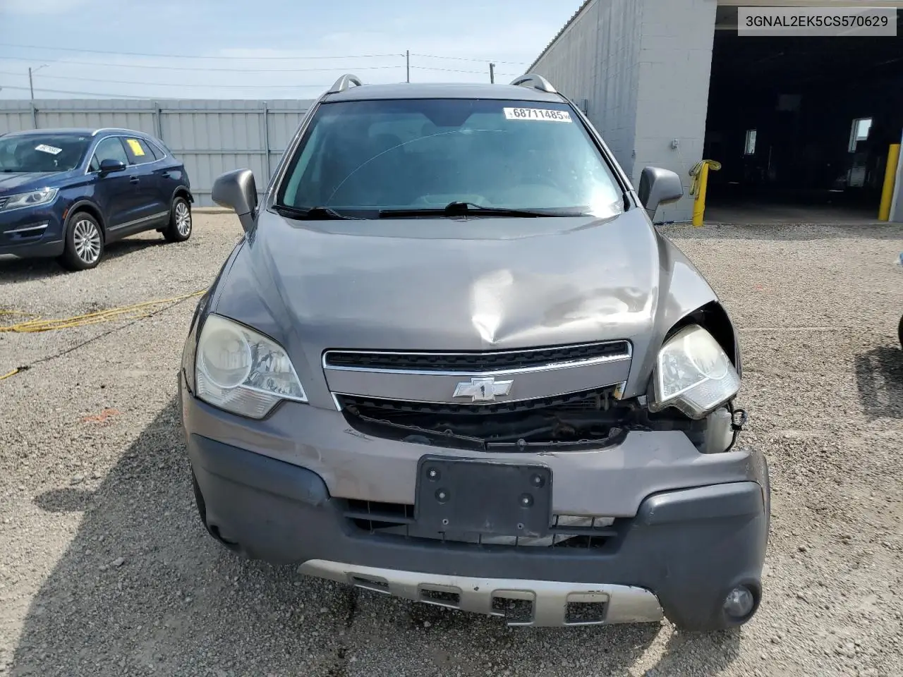 2012 Chevrolet Captiva Sport VIN: 3GNAL2EK5CS570629 Lot: 68711485