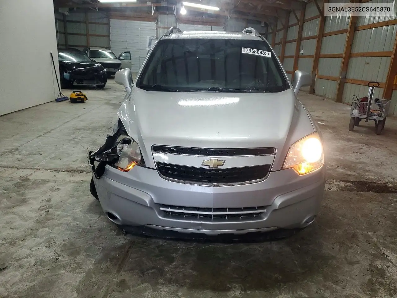 2012 Chevrolet Captiva Sport VIN: 3GNAL3E52CS645870 Lot: 79586935