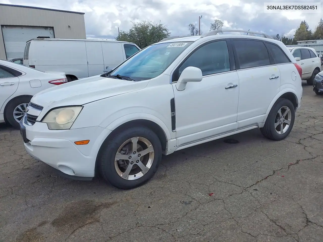 2013 Chevrolet Captiva Lt VIN: 3GNAL3EK7DS582451 Lot: 49411886