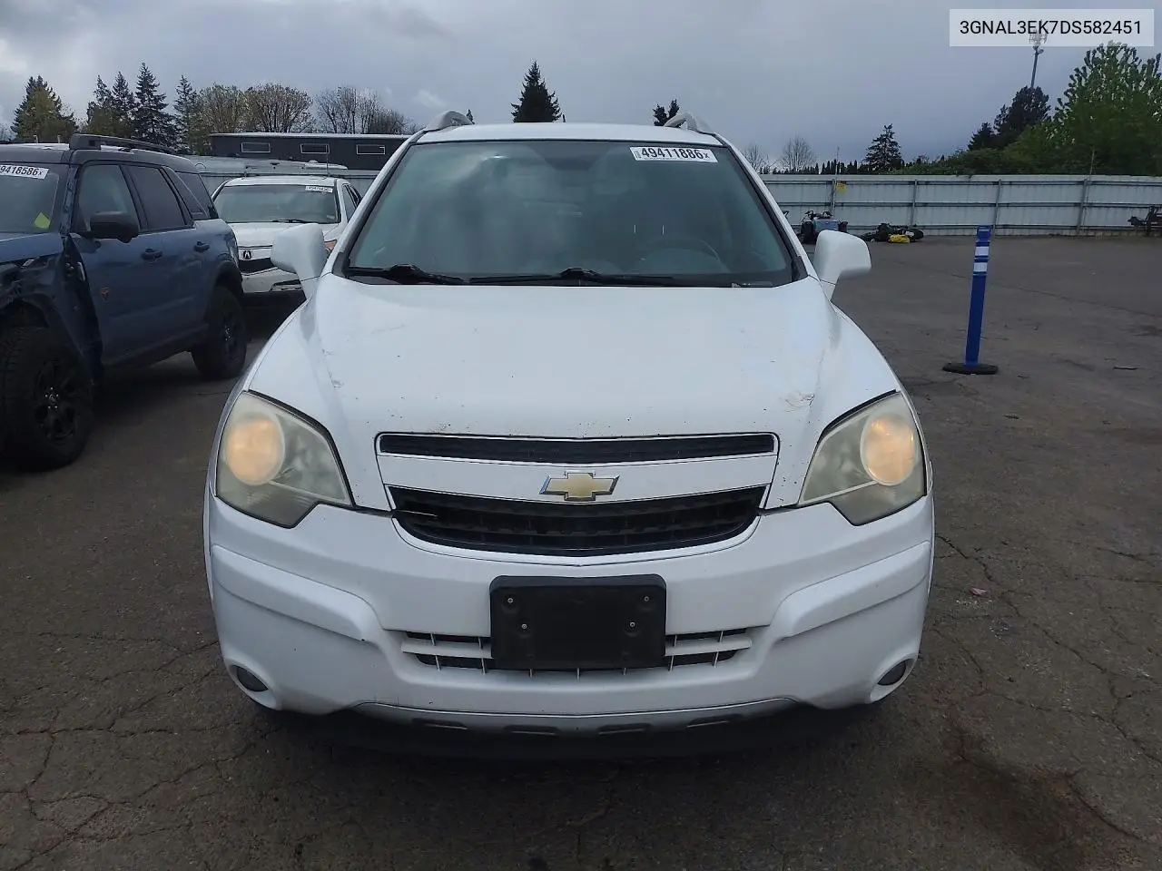 2013 Chevrolet Captiva Lt VIN: 3GNAL3EK7DS582451 Lot: 49411886