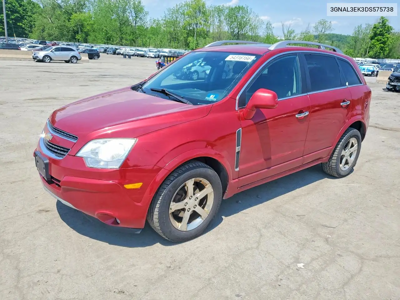 2013 Chevrolet Captiva Lt VIN: 3GNAL3EK3DS575738 Lot: 54316166