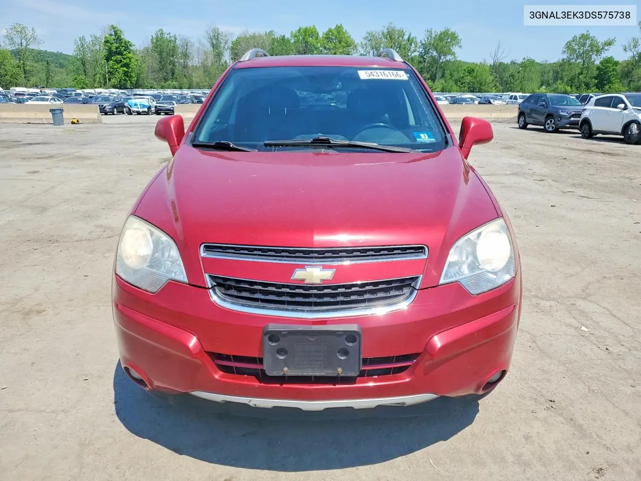 2013 Chevrolet Captiva Lt VIN: 3GNAL3EK3DS575738 Lot: 54316166