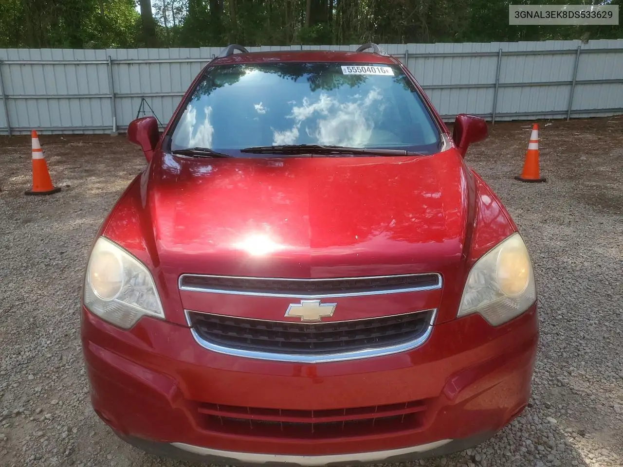2013 Chevrolet Captiva Lt VIN: 3GNAL3EK8DS533629 Lot: 55504016