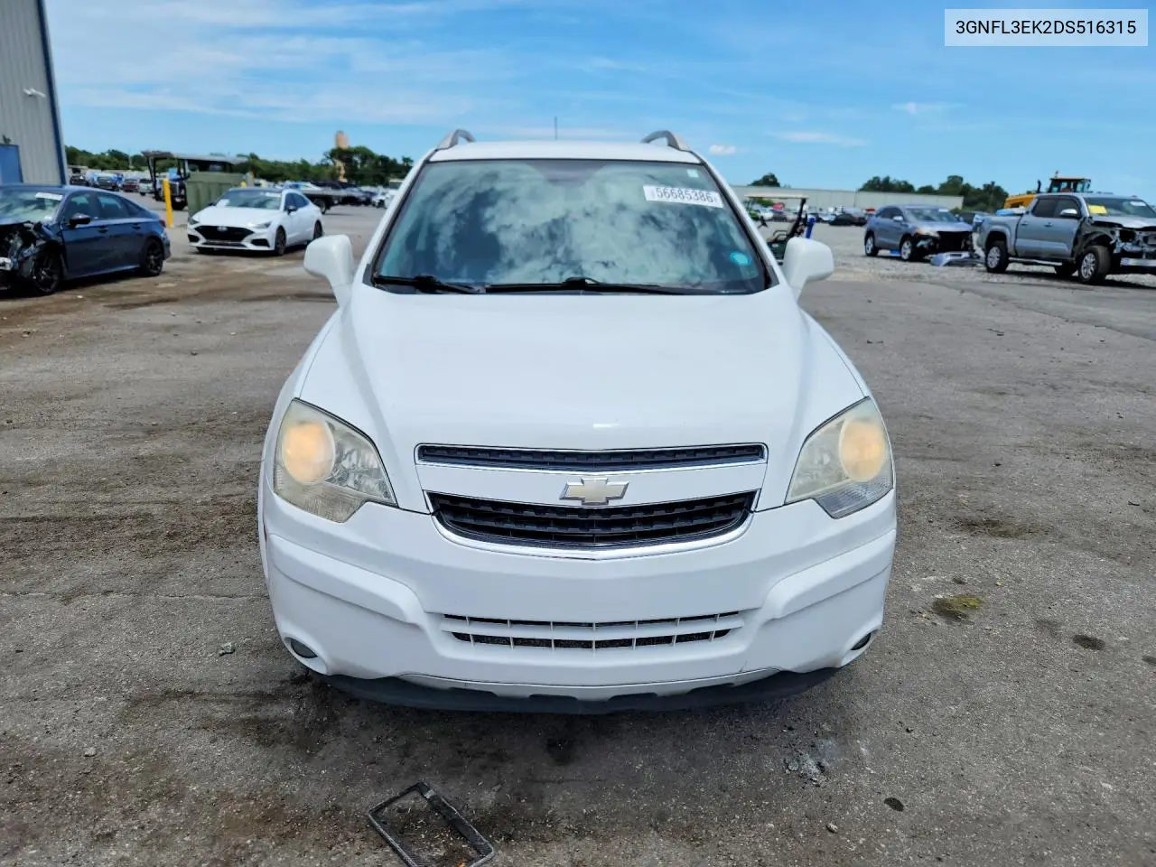 2013 Chevrolet Captiva Lt VIN: 3GNFL3EK2DS516315 Lot: 56685386