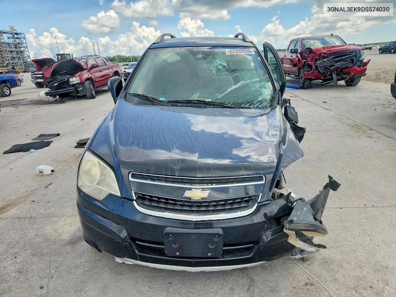 2013 Chevrolet Captiva Lt VIN: 3GNAL3EK9DS574030 Lot: 57232036
