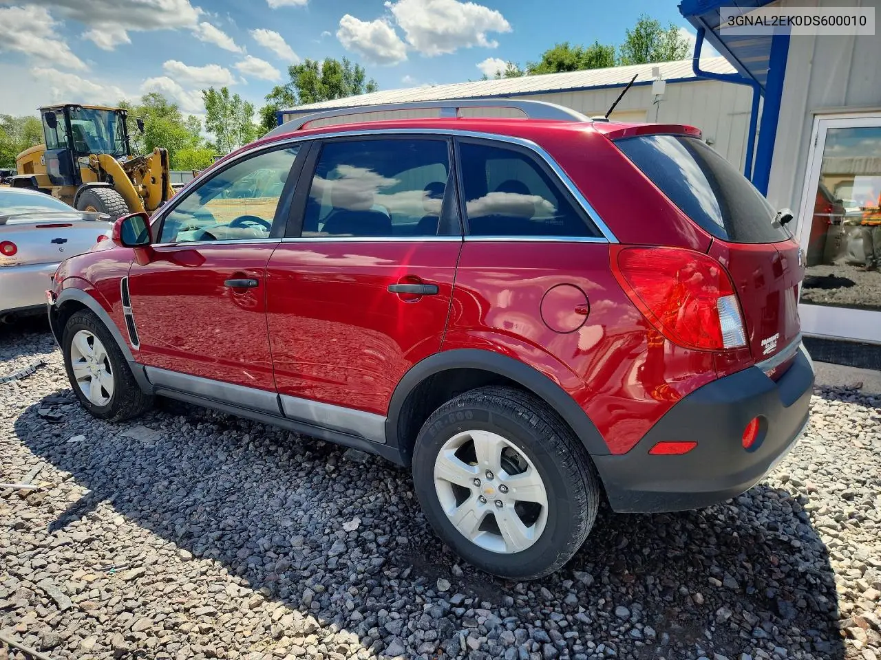 2013 Chevrolet Captiva Ls VIN: 3GNAL2EK0DS600010 Lot: 57845456