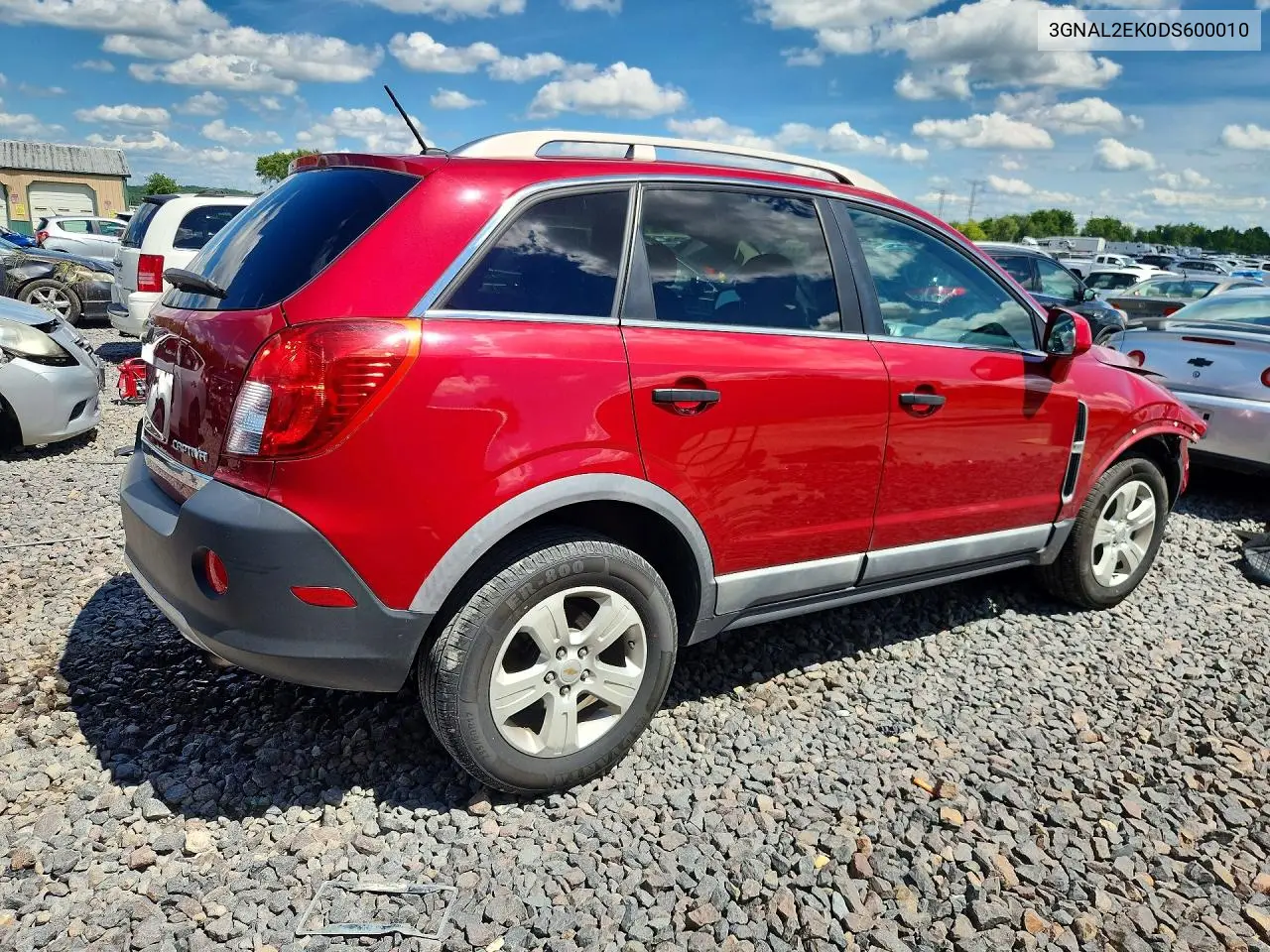 2013 Chevrolet Captiva Ls VIN: 3GNAL2EK0DS600010 Lot: 57845456