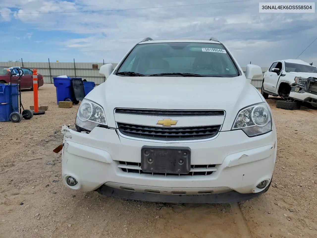 2013 Chevrolet Captiva Ltz VIN: 3GNAL4EK6DS558504 Lot: 59199546
