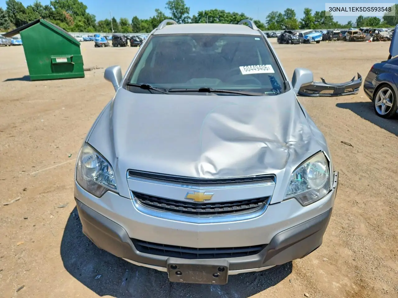 2013 Chevrolet Captiva Ls VIN: 3GNAL1EK5DS593548 Lot: 60449406