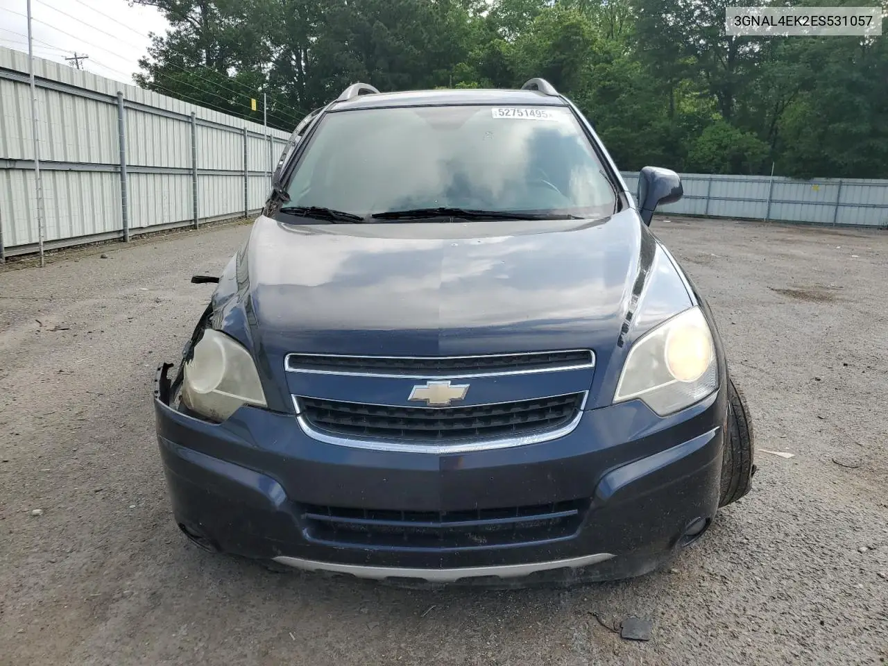 2014 Chevrolet Captiva Ltz VIN: 3GNAL4EK2ES531057 Lot: 52751495
