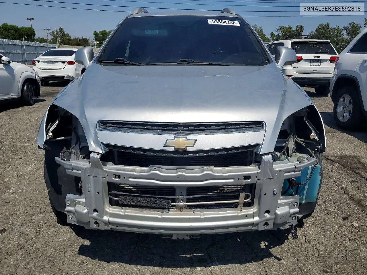 2014 Chevrolet Captiva Lt VIN: 3GNAL3EK7ES592818 Lot: 53804256
