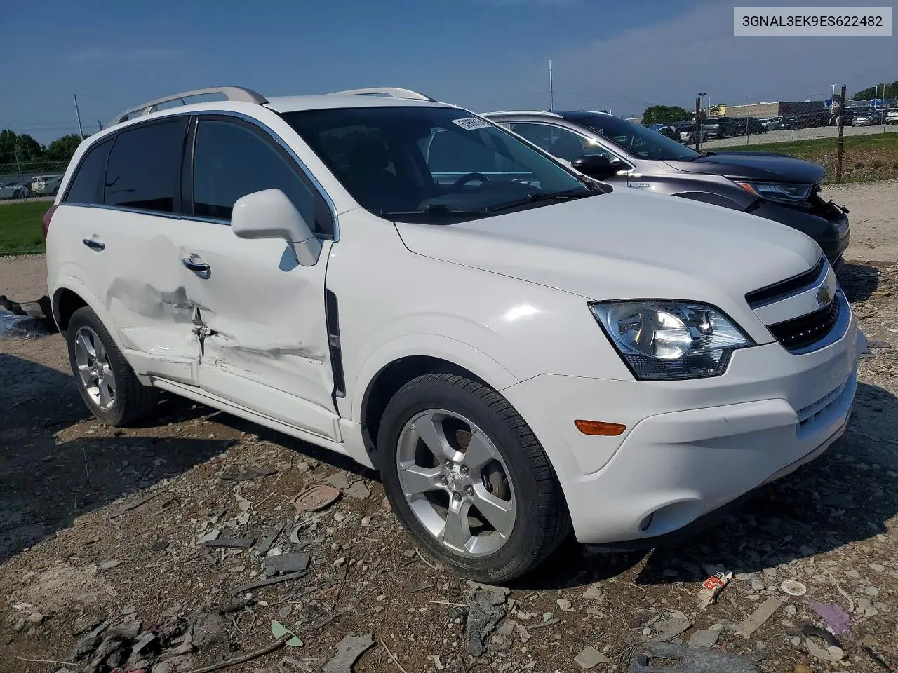 2014 Chevrolet Captiva Lt VIN: 3GNAL3EK9ES622482 Lot: 53966616