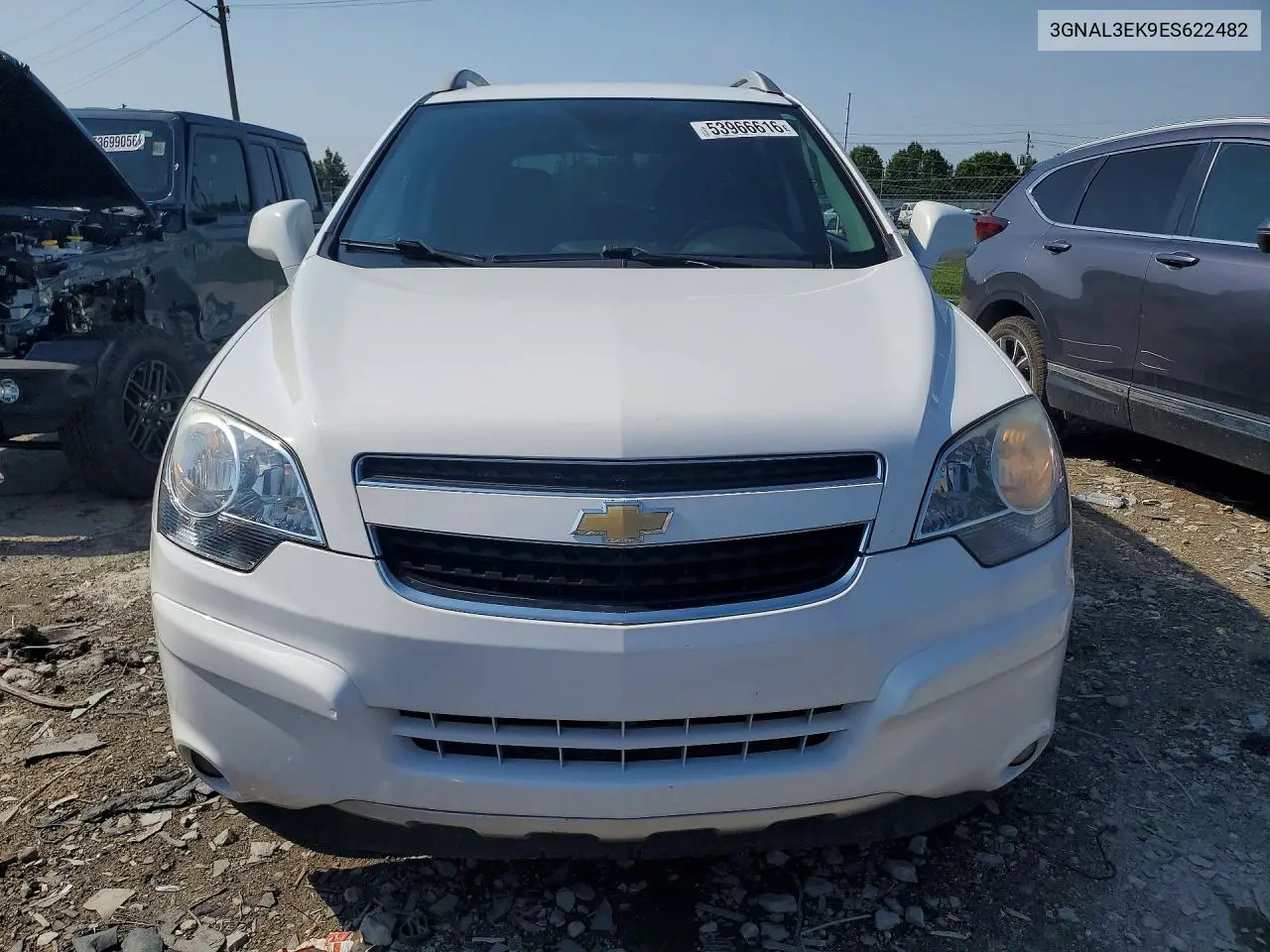 2014 Chevrolet Captiva Lt VIN: 3GNAL3EK9ES622482 Lot: 53966616