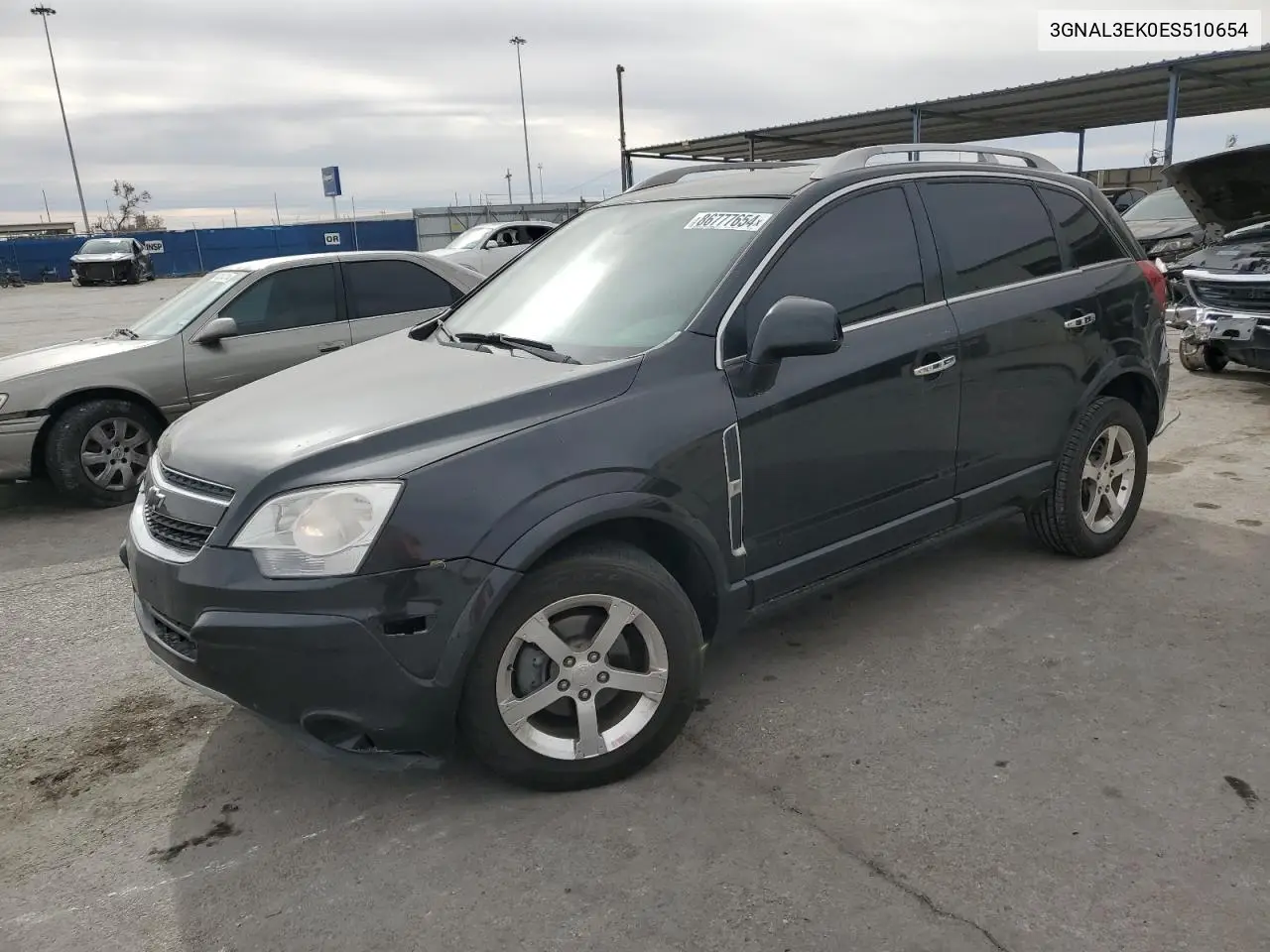 2014 Chevrolet Captiva Lt VIN: 3GNAL3EK0ES510654 Lot: 54766965