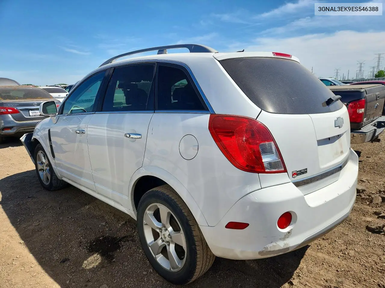 2014 Chevrolet Captiva Lt VIN: 3GNAL3EK9ES546388 Lot: 55854186