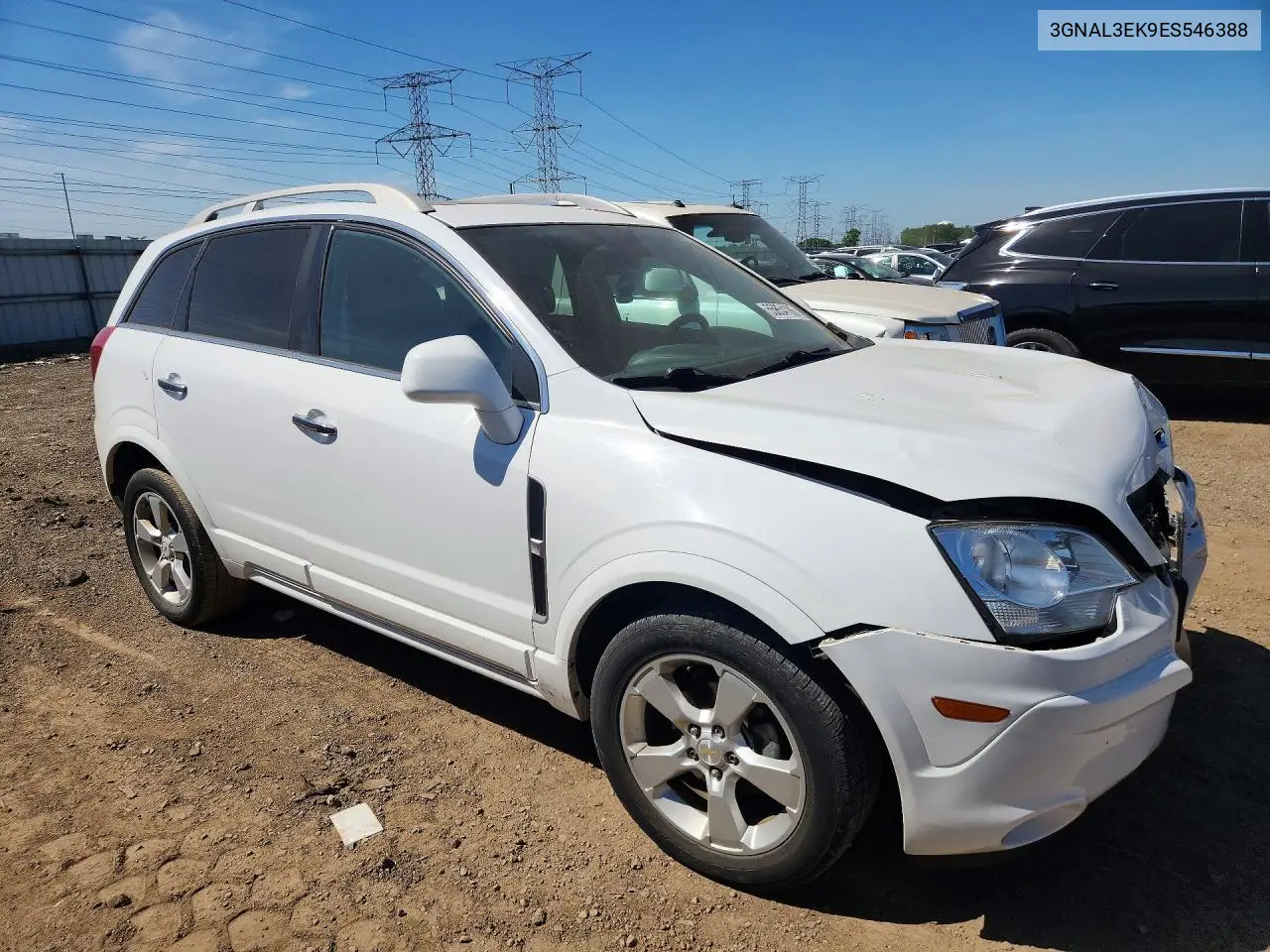 2014 Chevrolet Captiva Lt VIN: 3GNAL3EK9ES546388 Lot: 55854186