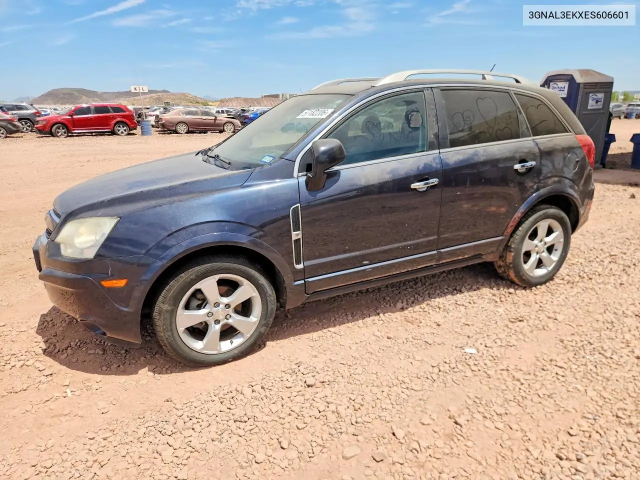 2014 Chevrolet Captiva Lt VIN: 3GNAL3EKXES606601 Lot: 57182206
