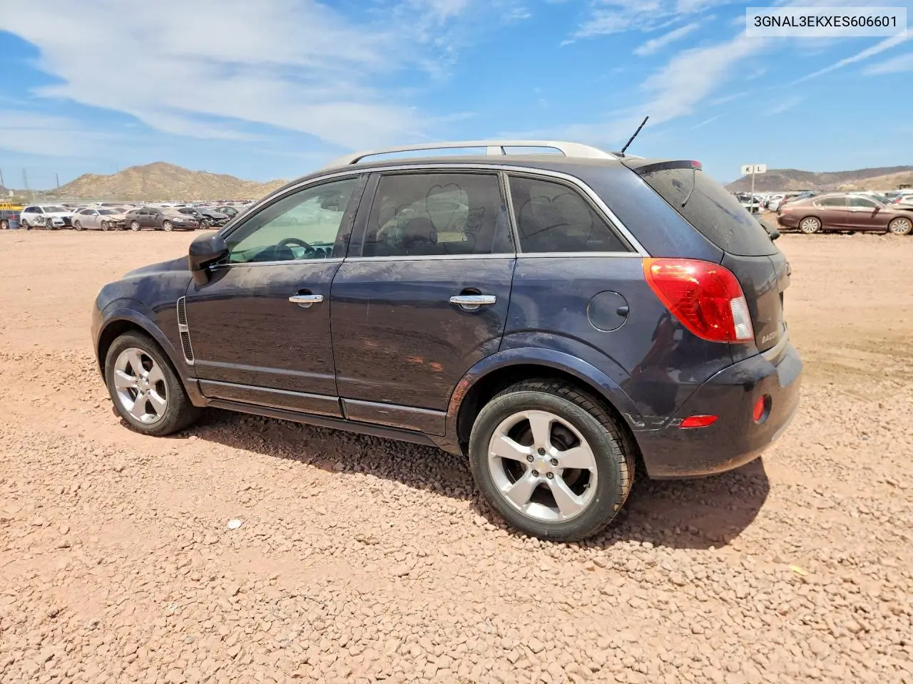 2014 Chevrolet Captiva Lt VIN: 3GNAL3EKXES606601 Lot: 57182206