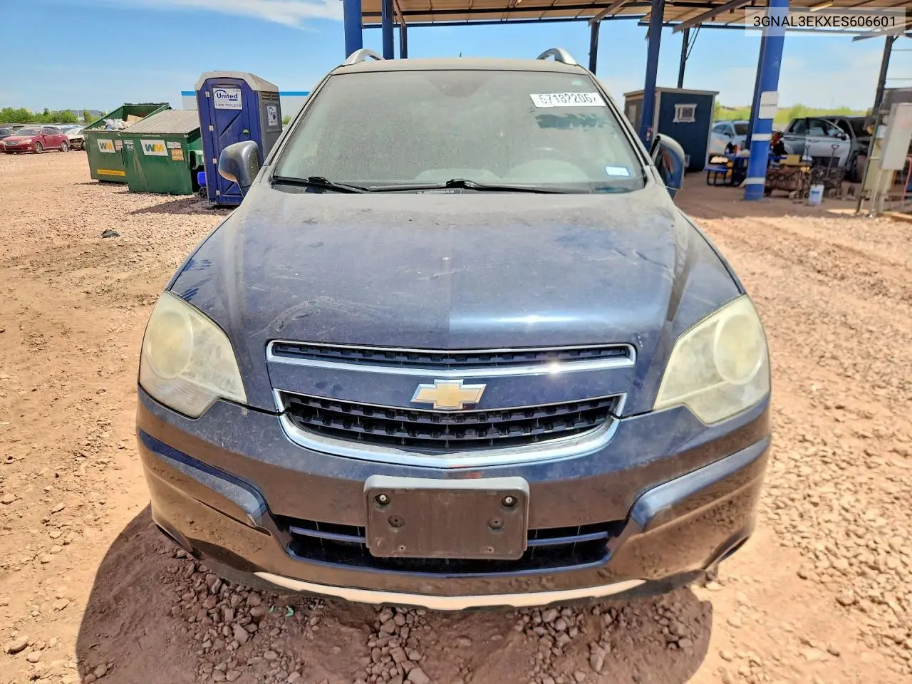 2014 Chevrolet Captiva Lt VIN: 3GNAL3EKXES606601 Lot: 57182206