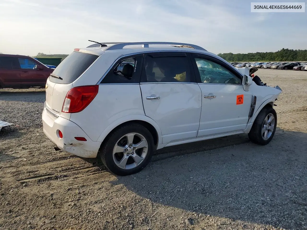 2014 Chevrolet Captiva Ltz VIN: 3GNAL4EK6ES644669 Lot: 57688486
