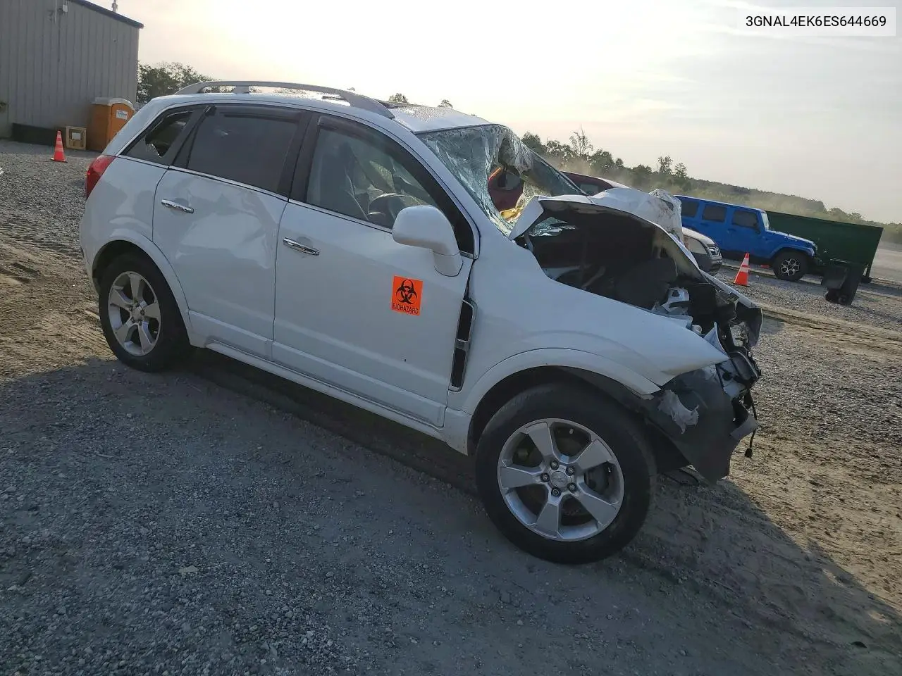 2014 Chevrolet Captiva Ltz VIN: 3GNAL4EK6ES644669 Lot: 57688486