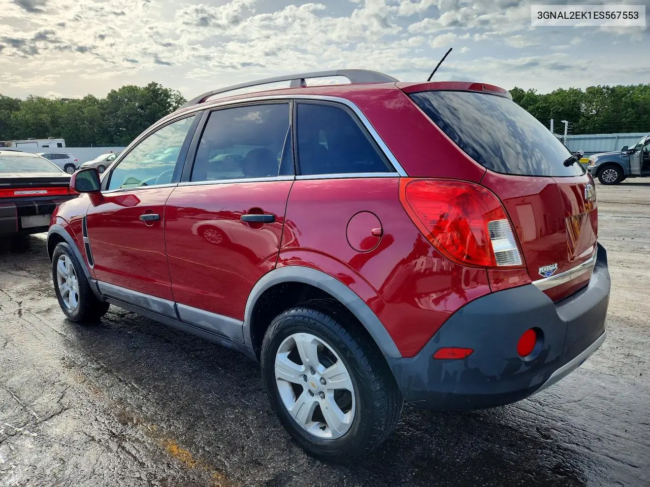 2014 Chevrolet Captiva Ls VIN: 3GNAL2EK1ES567553 Lot: 58199376