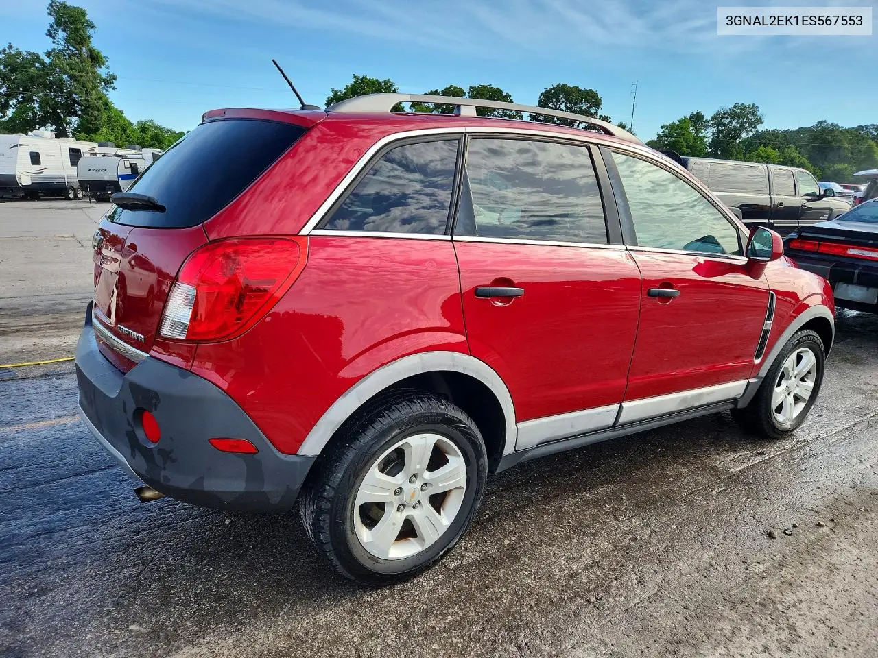 2014 Chevrolet Captiva Ls VIN: 3GNAL2EK1ES567553 Lot: 58199376