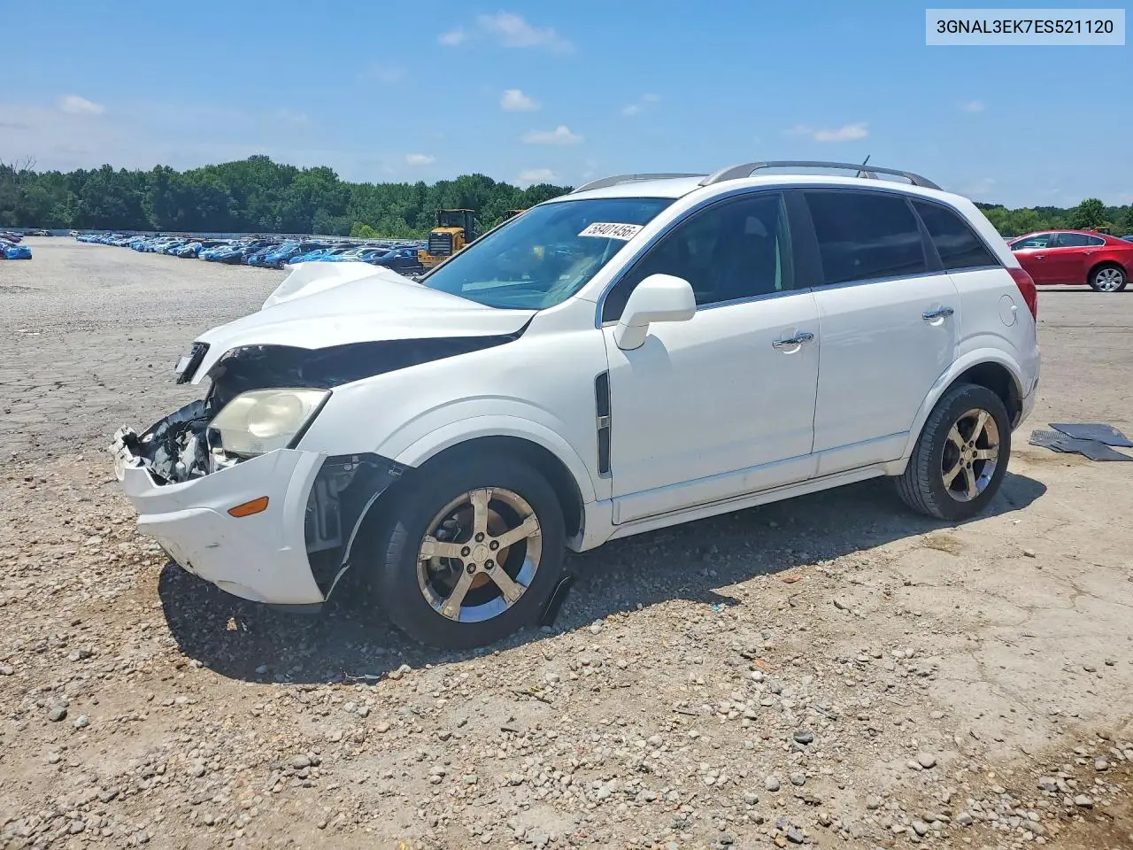 2014 Chevrolet Captiva Lt VIN: 3GNAL3EK7ES521120 Lot: 58401456
