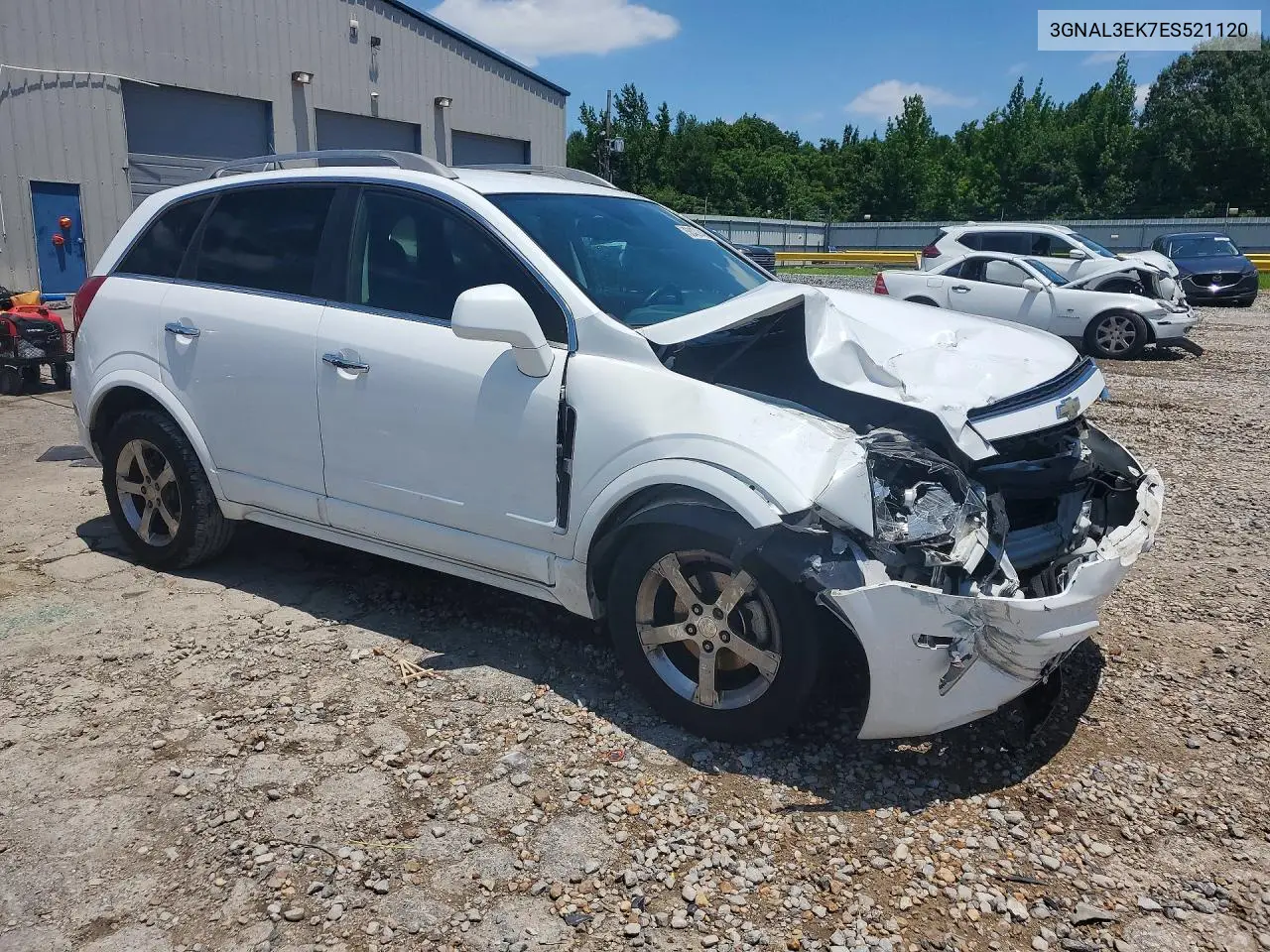 2014 Chevrolet Captiva Lt VIN: 3GNAL3EK7ES521120 Lot: 58401456