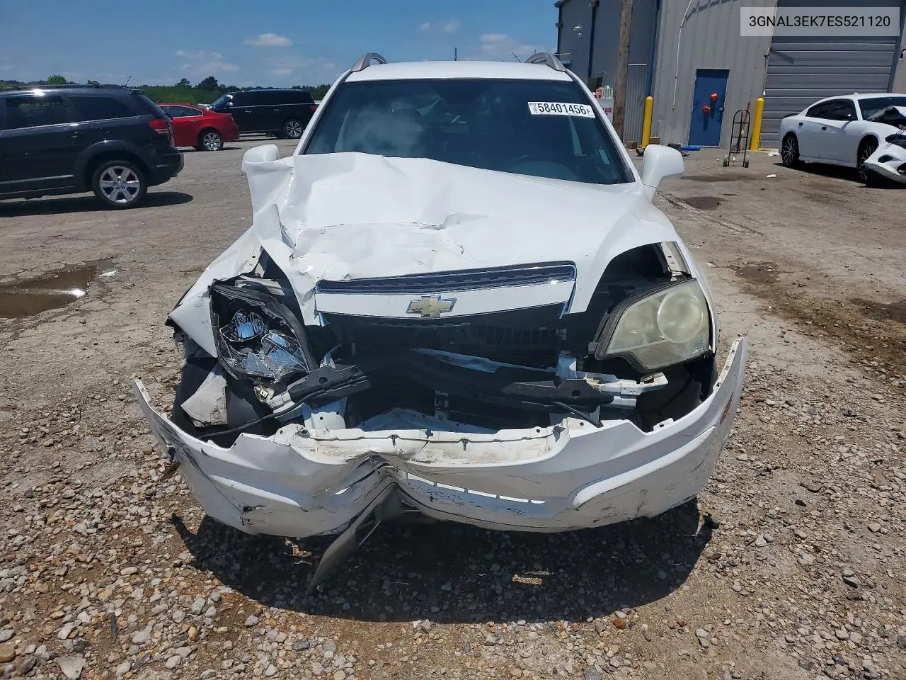 2014 Chevrolet Captiva Lt VIN: 3GNAL3EK7ES521120 Lot: 58401456