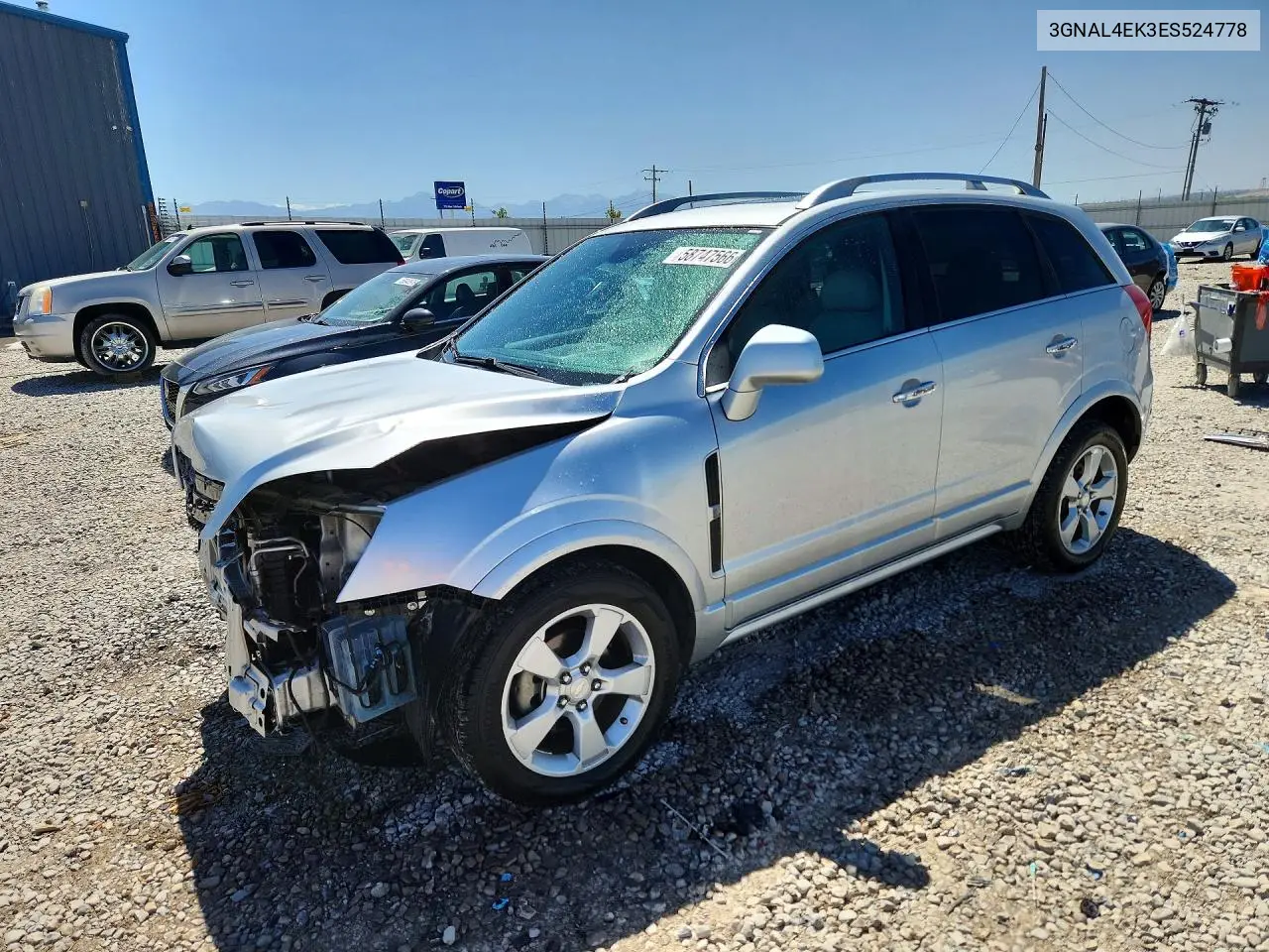 2014 Chevrolet Captiva Ltz VIN: 3GNAL4EK3ES524778 Lot: 58747566