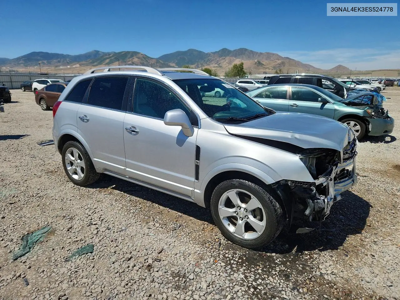 2014 Chevrolet Captiva Ltz VIN: 3GNAL4EK3ES524778 Lot: 58747566