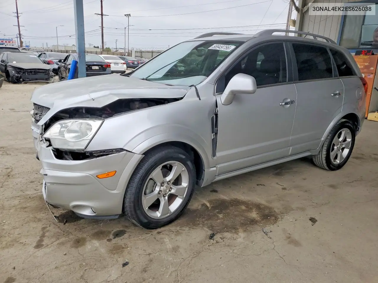 2014 Chevrolet Captiva Ltz VIN: 3GNAL4EK2ES626038 Lot: 58949756