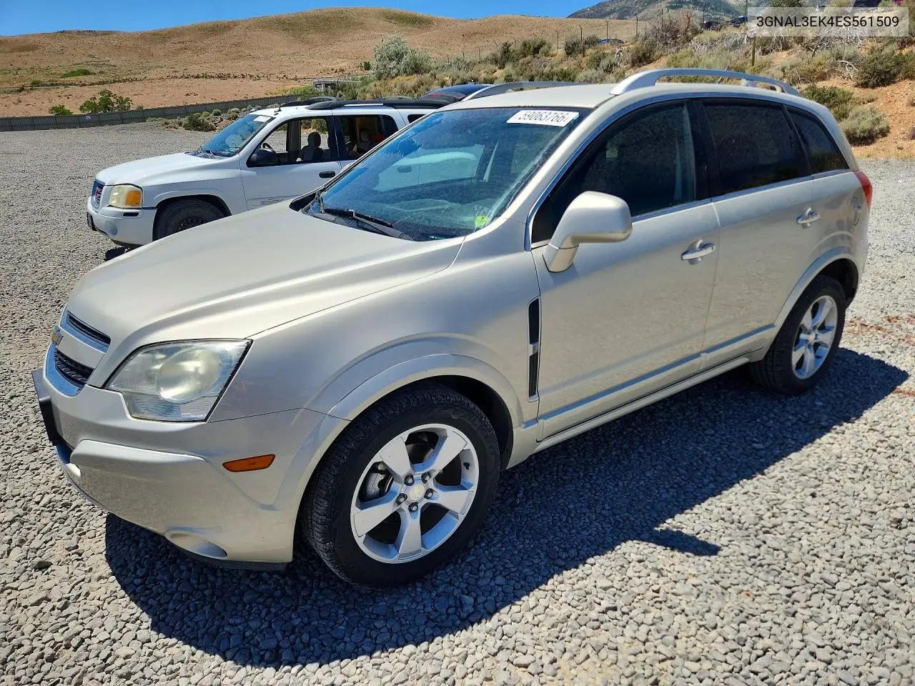 2014 Chevrolet Captiva Lt VIN: 3GNAL3EK4ES561509 Lot: 59063766