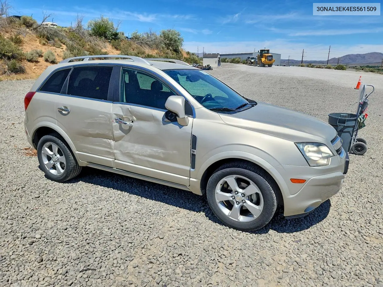 2014 Chevrolet Captiva Lt VIN: 3GNAL3EK4ES561509 Lot: 59063766